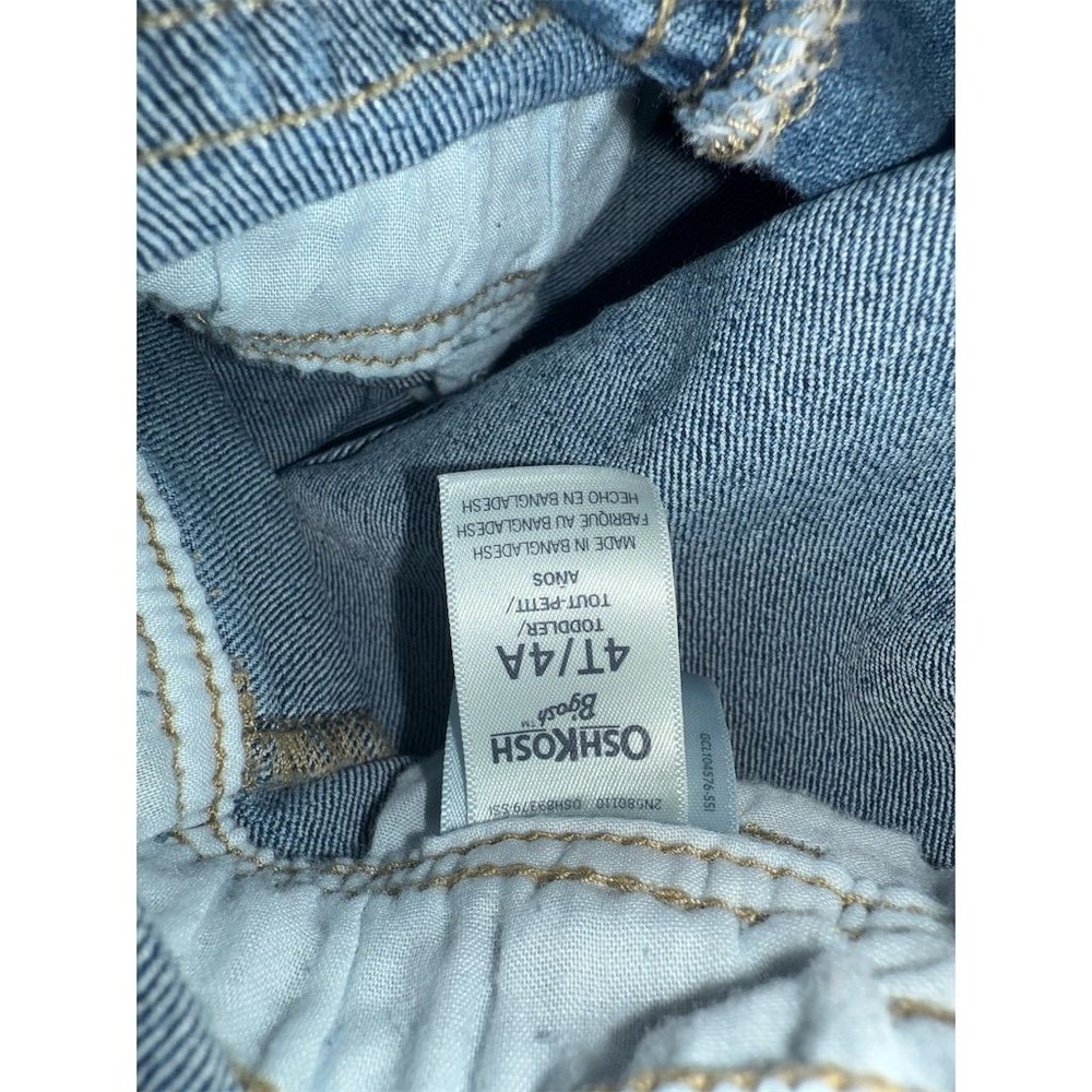 OshKosh B'gosh Vestback patchwork bib Toddler Den… - image 6